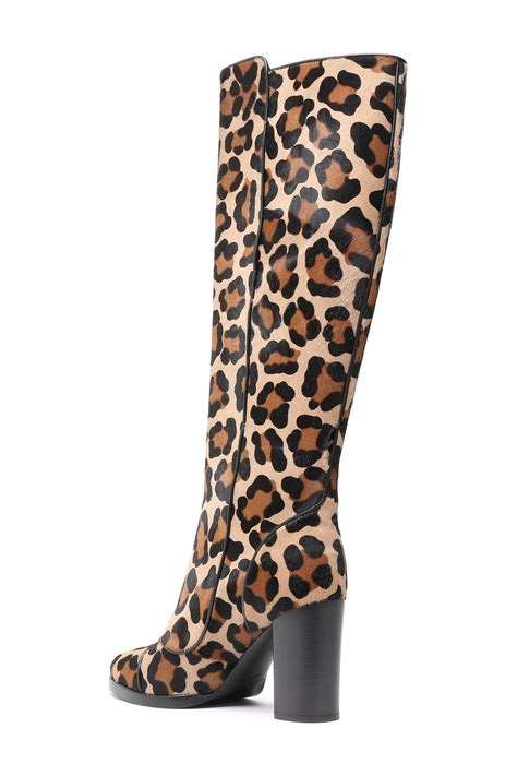 michael kors geneva leopard|michael kors leopard boots.